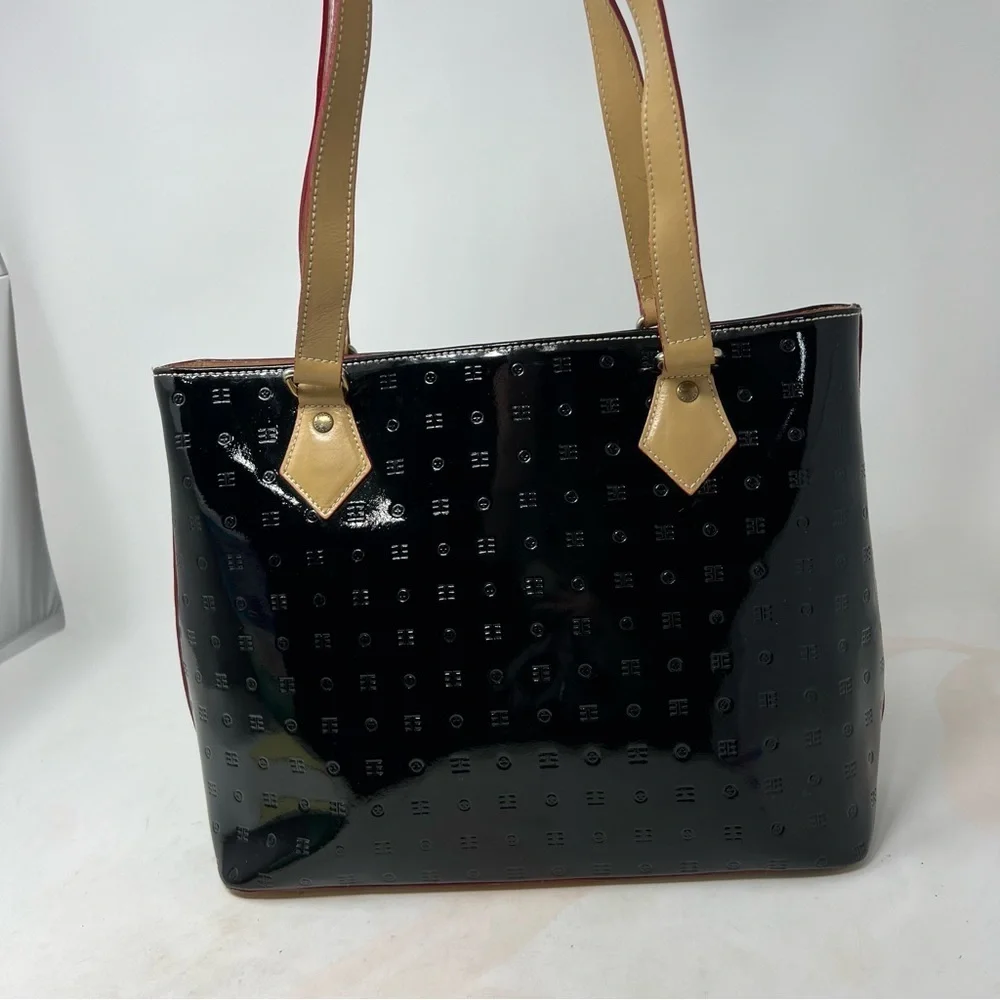 Arcadia Patent Leather Tote Bag